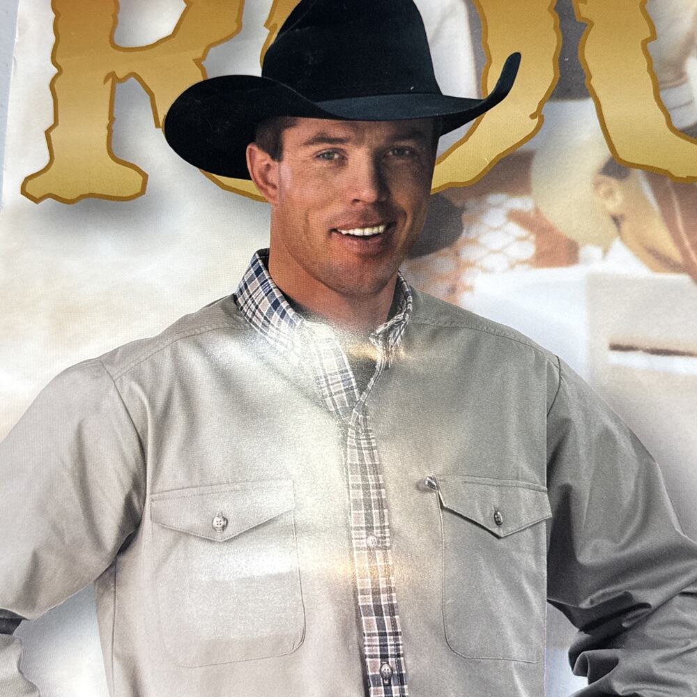Tuff Hedeman Autographed Poster 1995 PBR Panhandle Slim Rough Stock 26" x 18" - Picture 3 of 9
